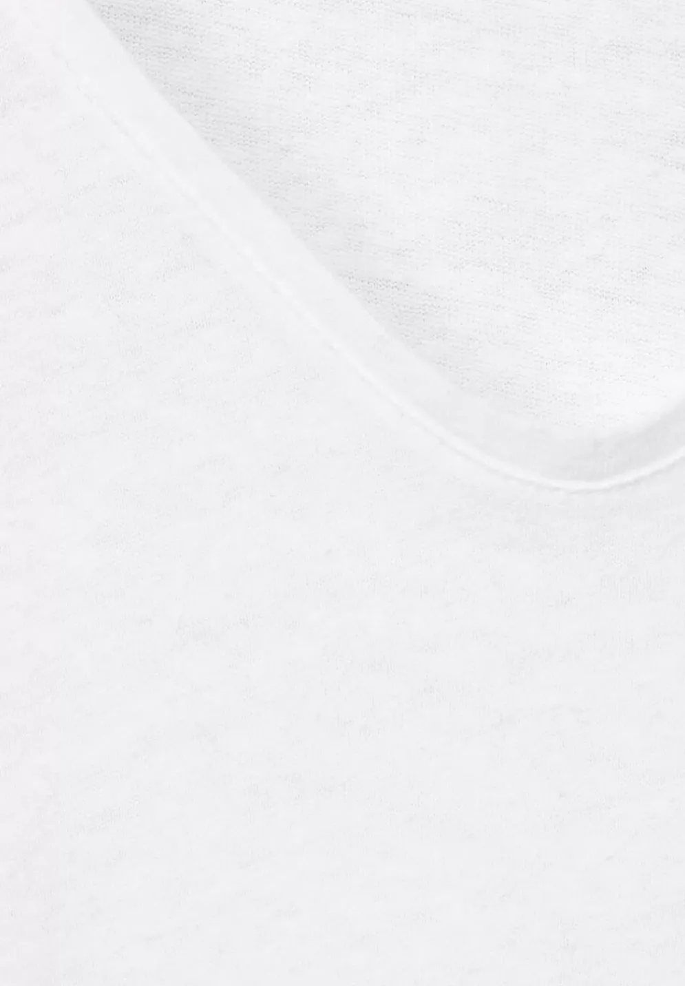 T-Shirt Im Leinenmix