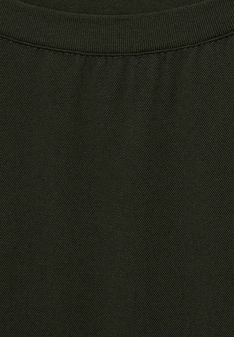 T-Shirt Im Materialmix