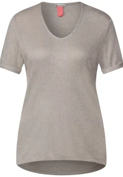 T-Shirt Im Schimmerlook