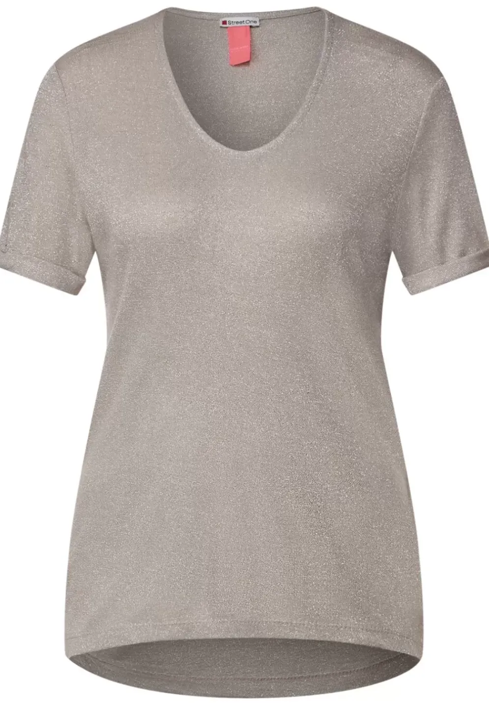 T-Shirt Im Schimmerlook
