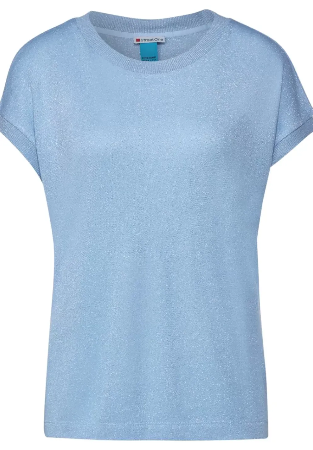 T-Shirt Im Schimmerlook