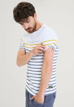 T-Shirt Im Streifenmix