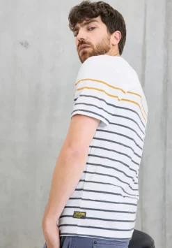 T-Shirt Im Streifenmix