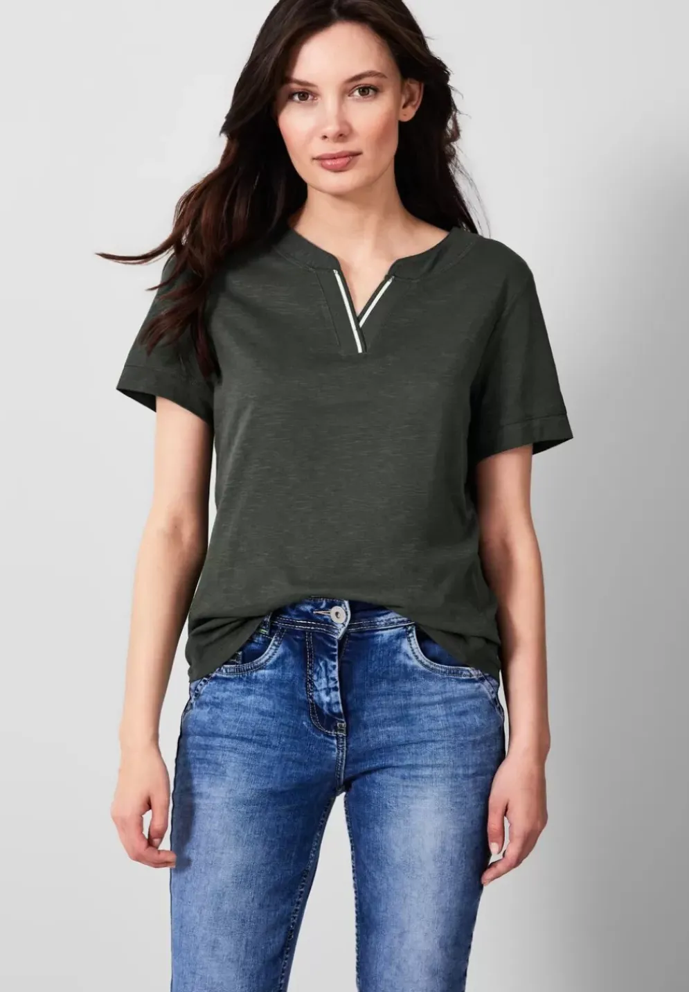 T-Shirt Im Tunikastyle