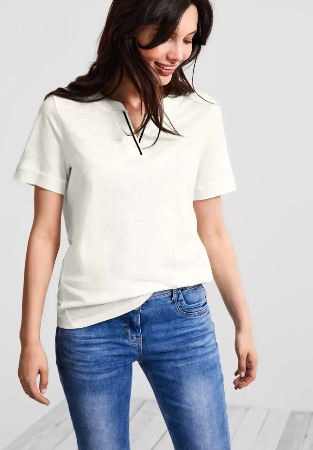 T-Shirt Im Tunikastyle