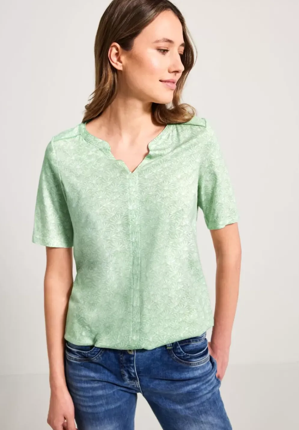 T-Shirt Im Tunikastyle