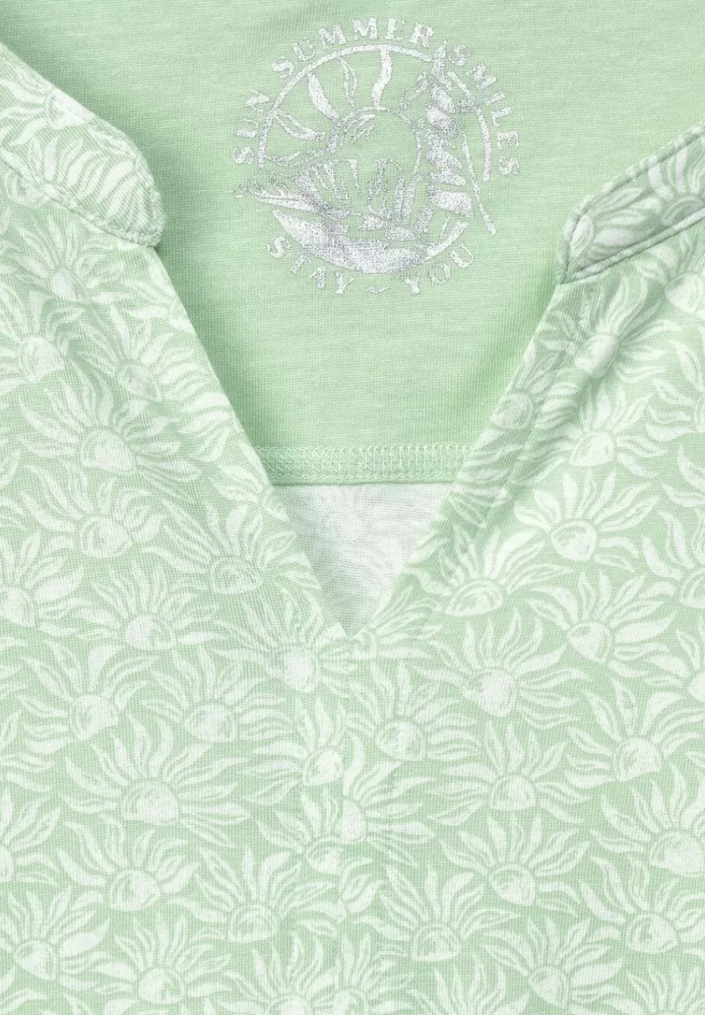 T-Shirt Im Tunikastyle