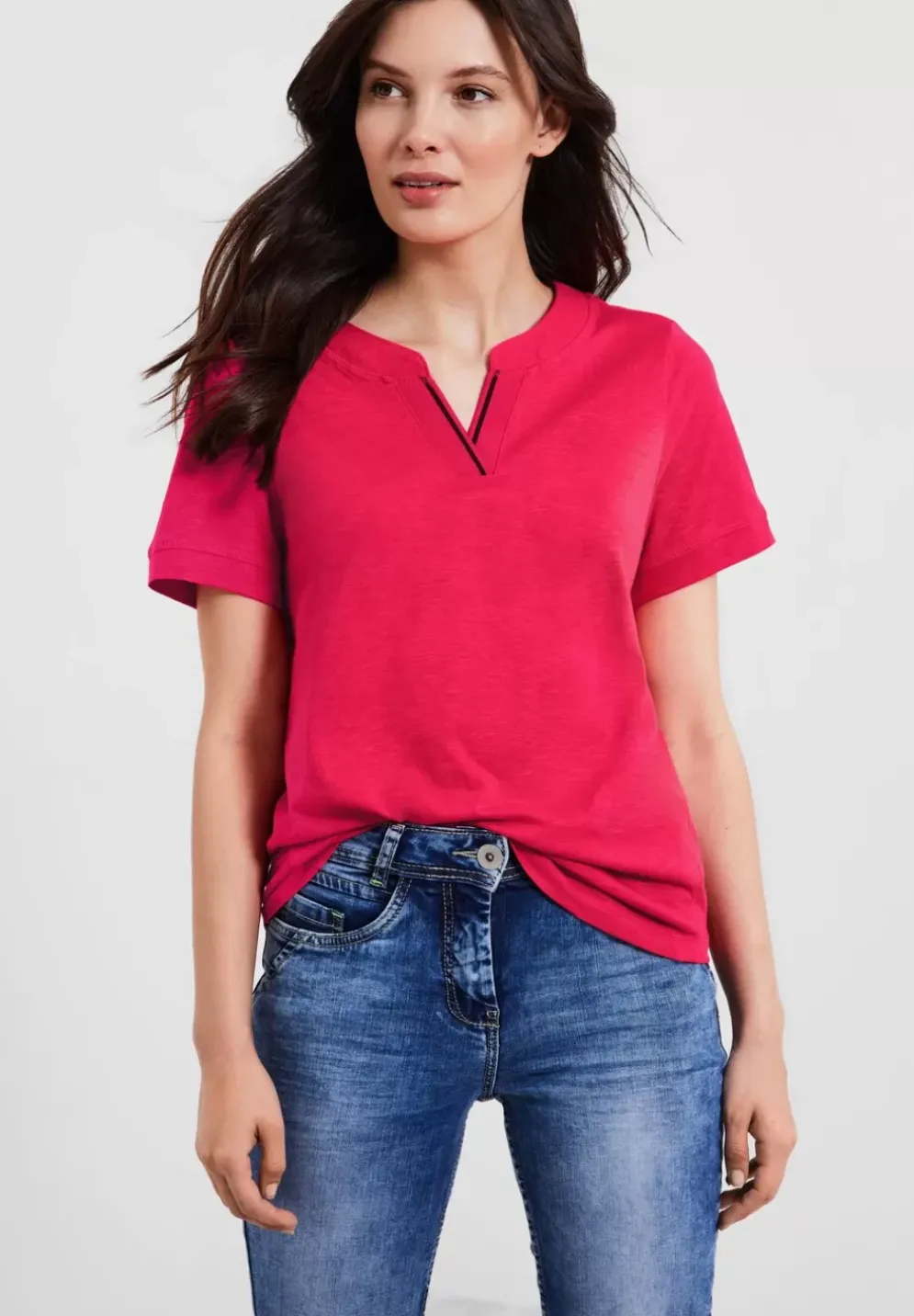 T-Shirt Im Tunikastyle