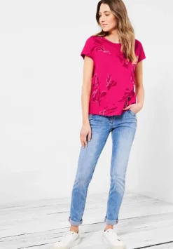 T-Shirt In Flammgarn
