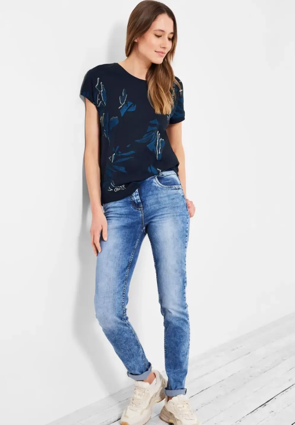 T-Shirt In Flammgarn