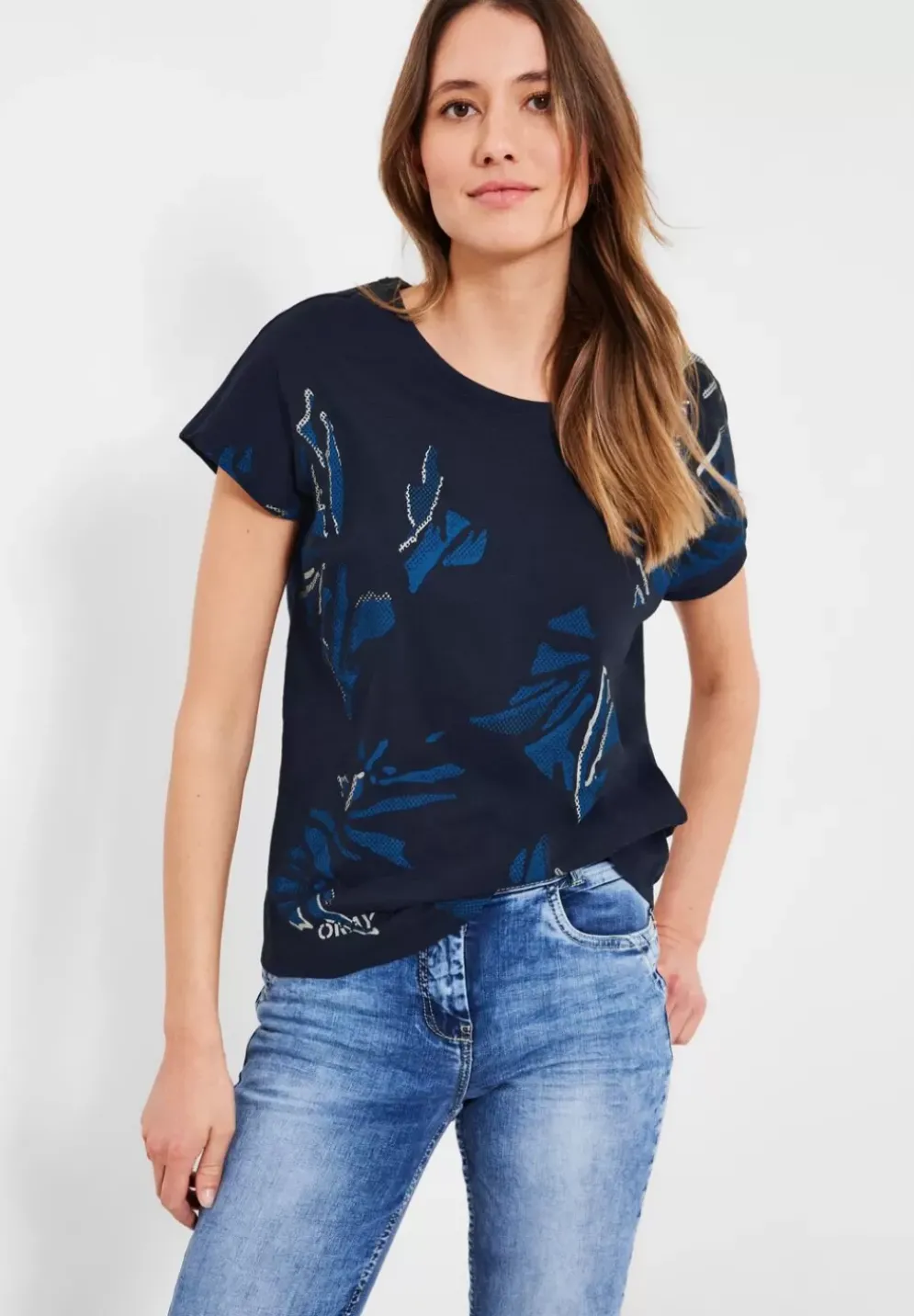 T-Shirt In Flammgarn