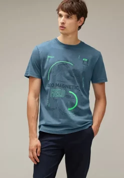 T-Shirt In Gewaschener Optik