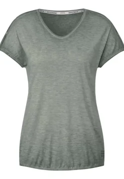 T-Shirt In Gewaschener Optik