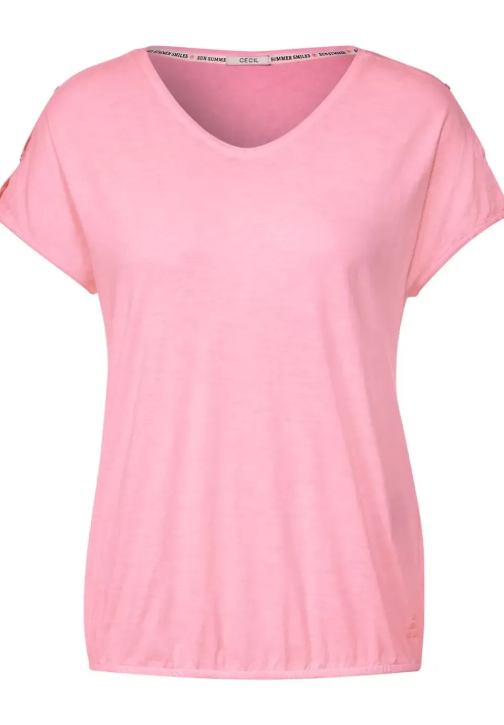 T-Shirt In Gewaschener Optik