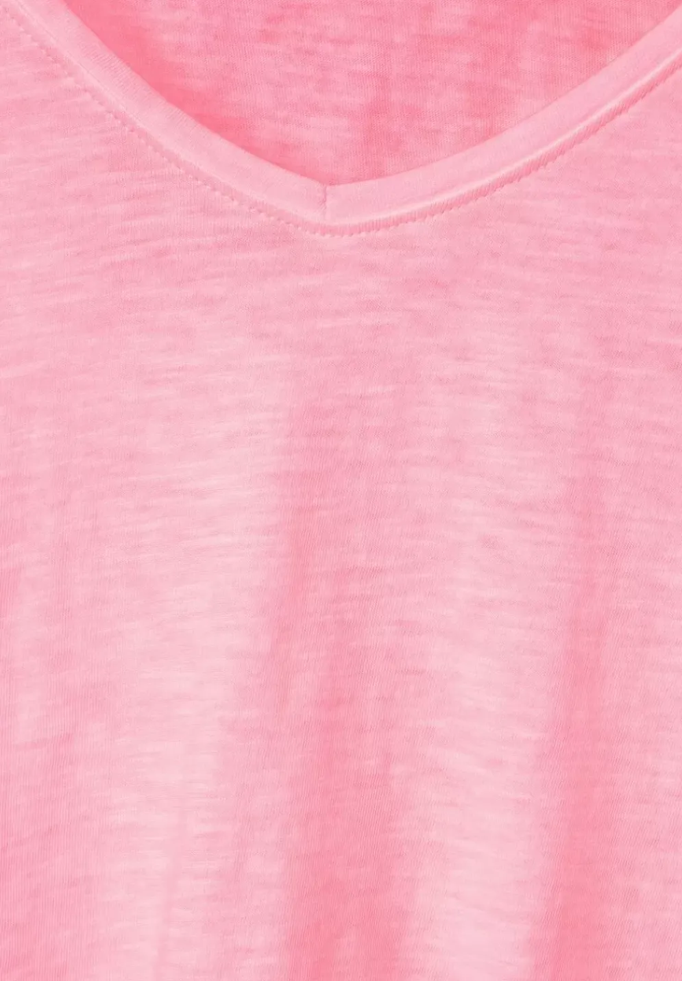 T-Shirt In Gewaschener Optik