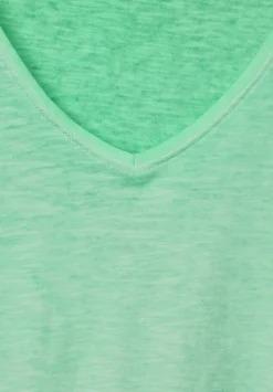 T-Shirt In Gewaschener Optik