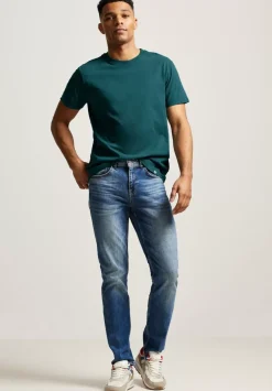 T-Shirt In Gewaschener Optik