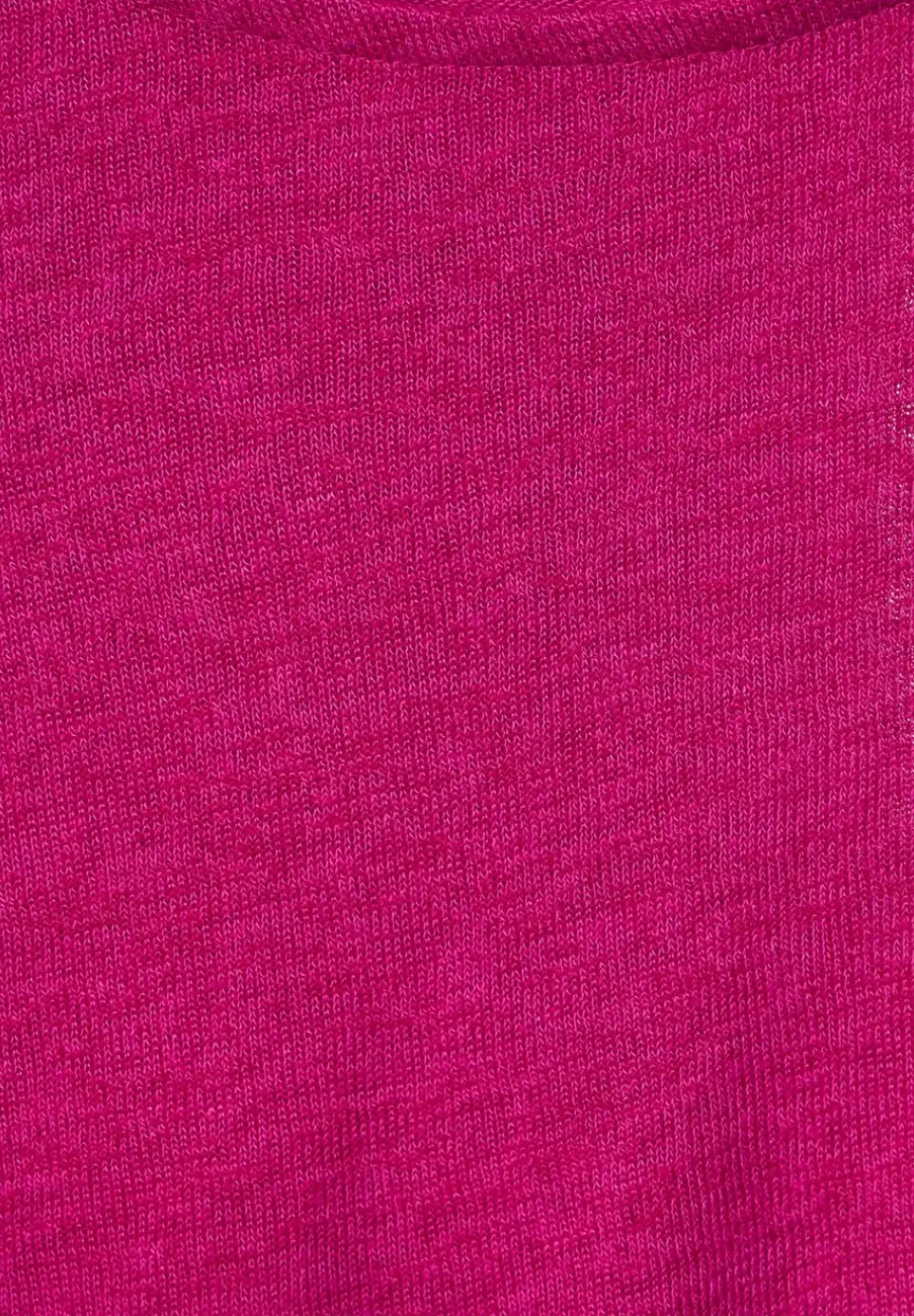 T-Shirt In Leinenlook