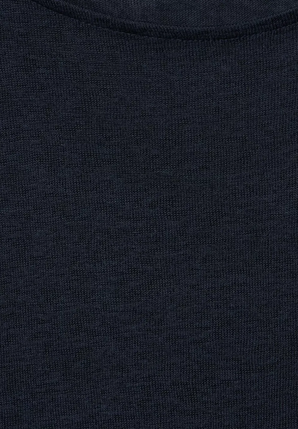 T-Shirt In Leinenlook