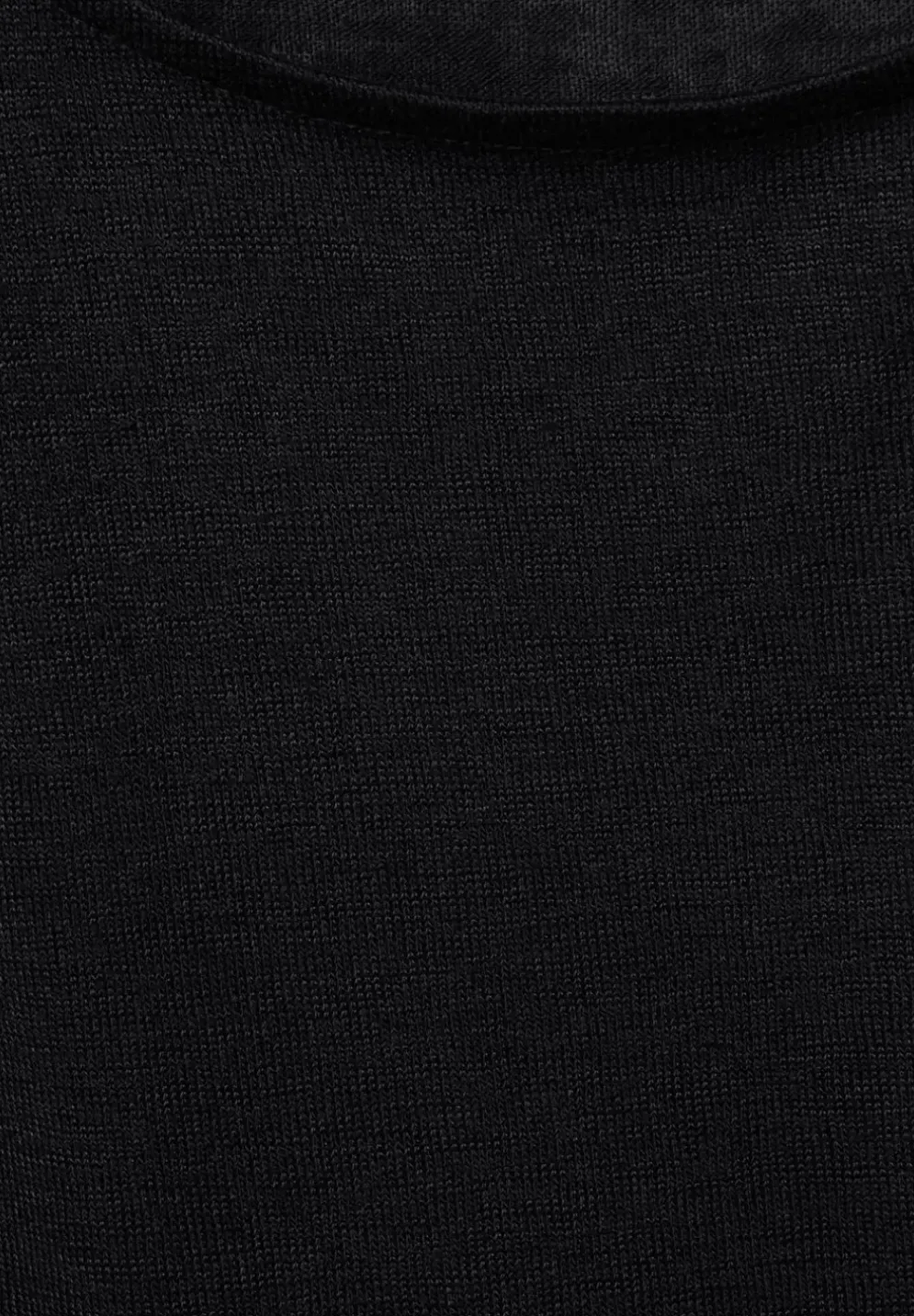 T-Shirt In Leinenlook