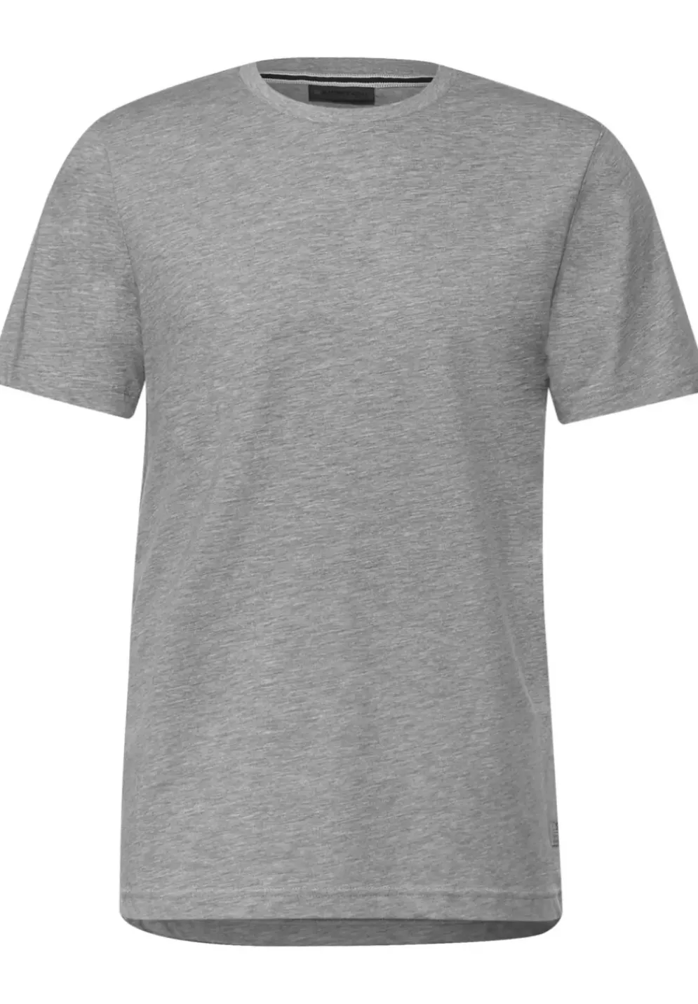 T-Shirt In Melange Optik