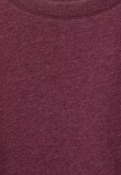 T-Shirt In Melange Optik