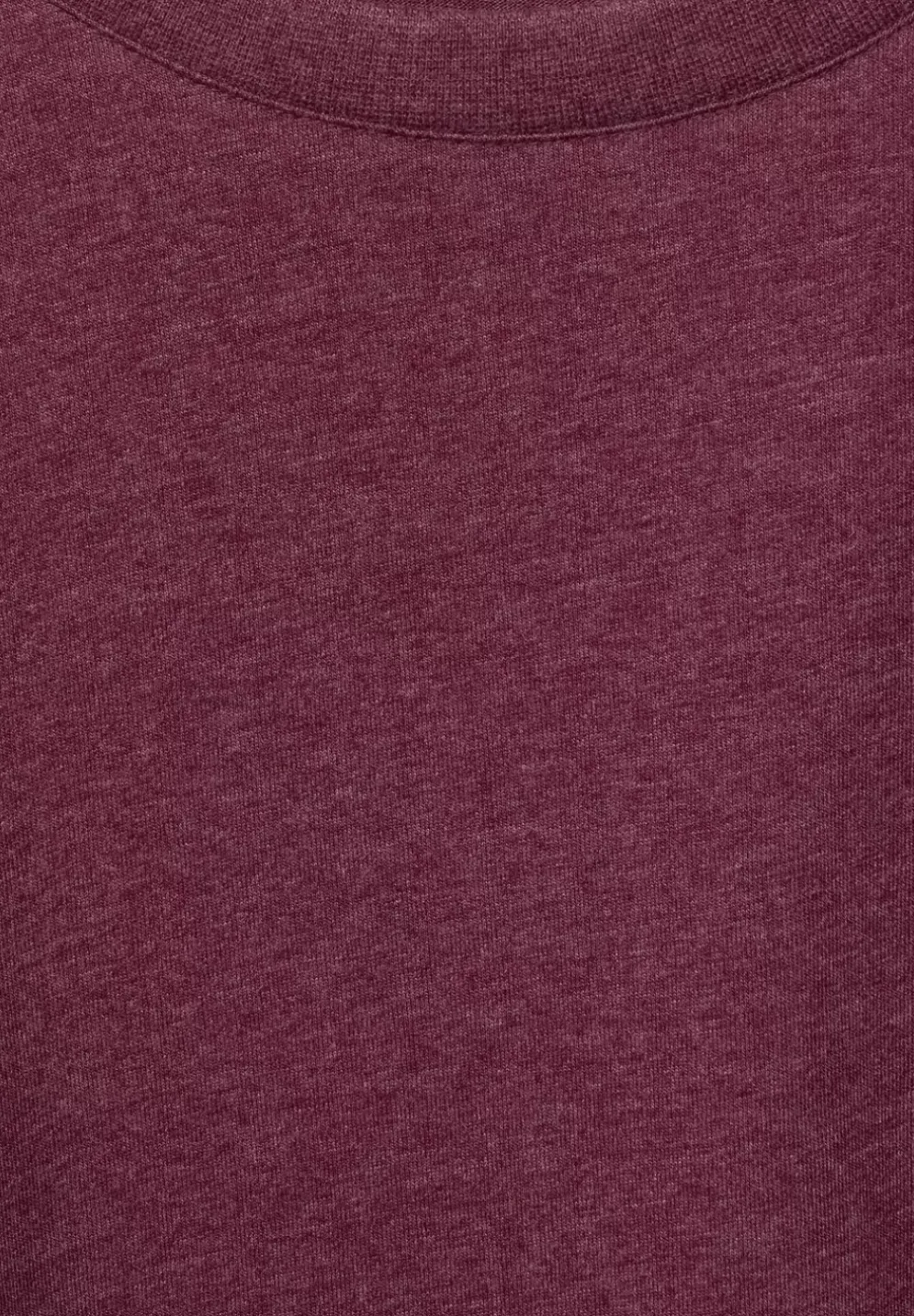 T-Shirt In Melange Optik