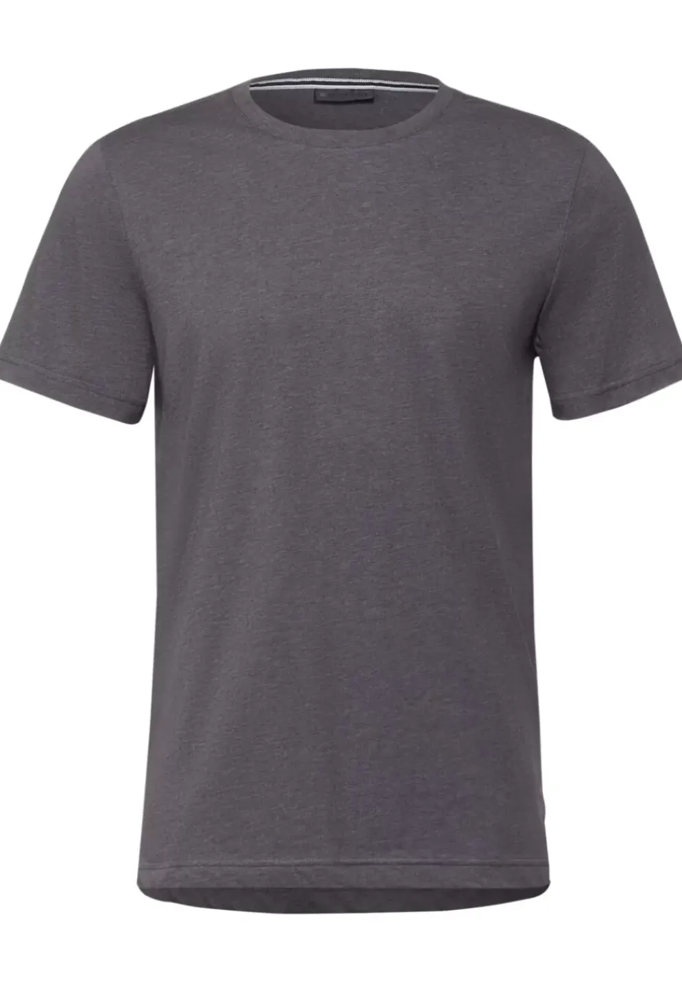 T-Shirt In Melange Optik
