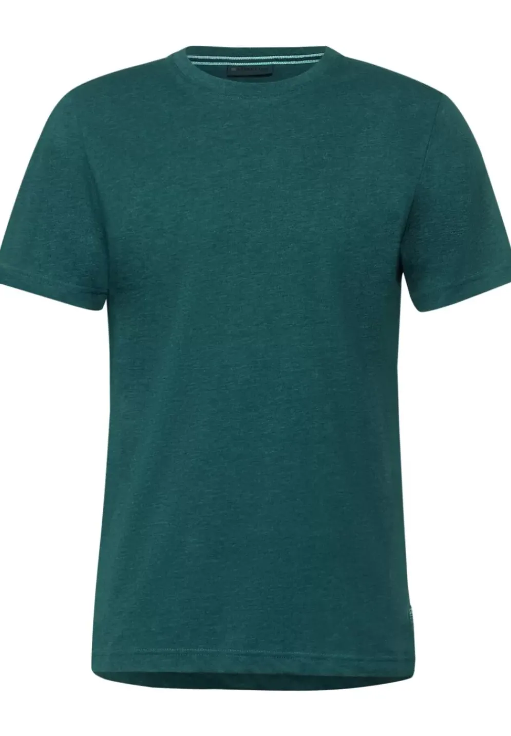 T-Shirt In Melange Optik