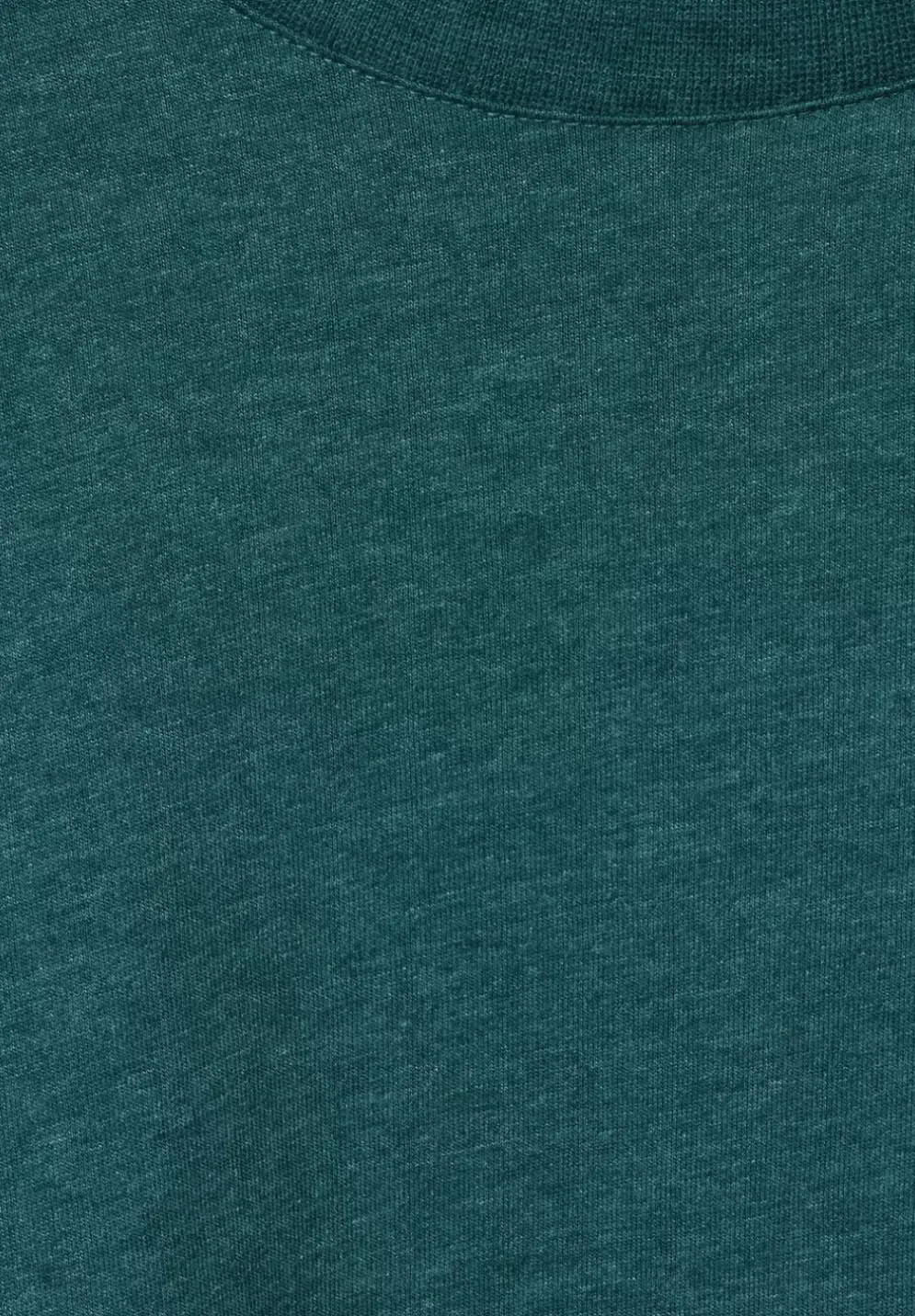 T-Shirt In Melange Optik