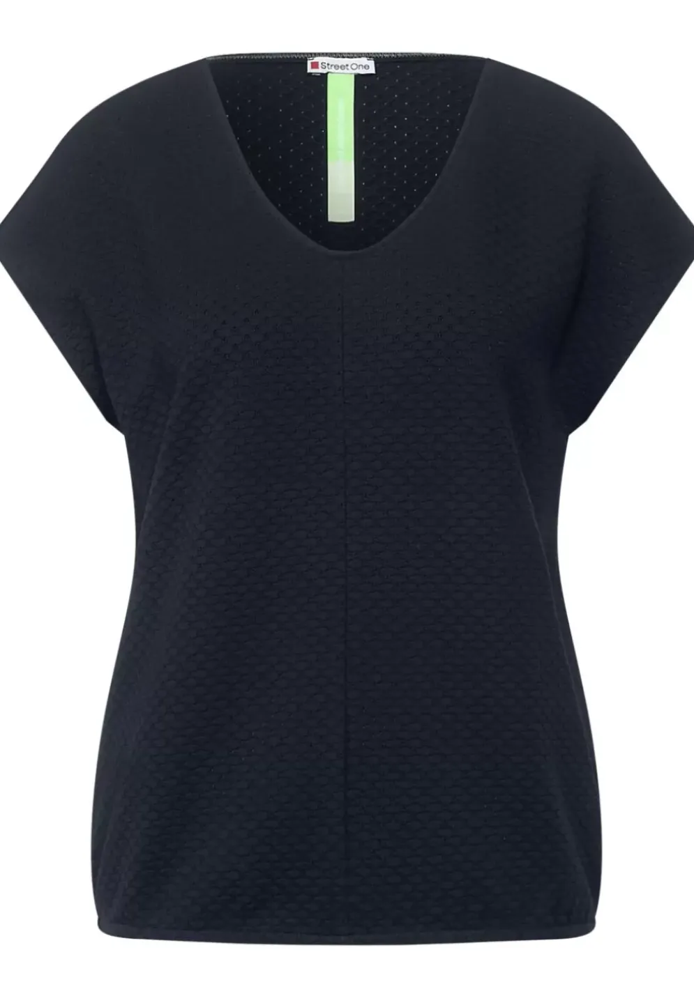 T-Shirt In Struktur Optik