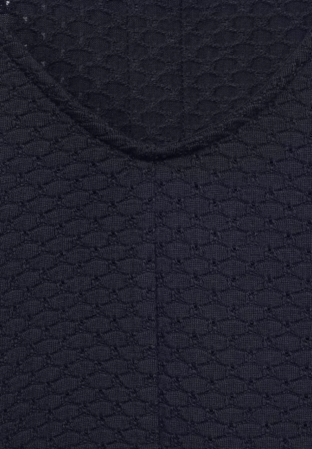 T-Shirt In Struktur Optik