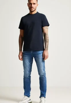 T-Shirt In Unifarbe