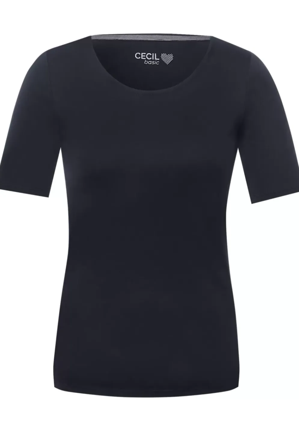 T-Shirt In Unifarbe