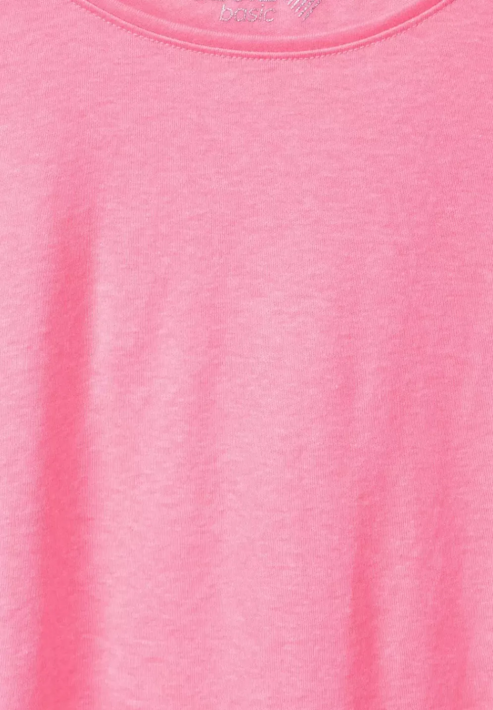 T-Shirt In Unifarbe