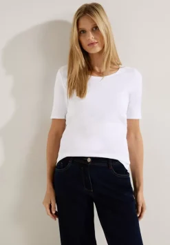 T-Shirt In Unifarbe