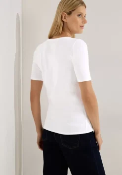 T-Shirt In Unifarbe