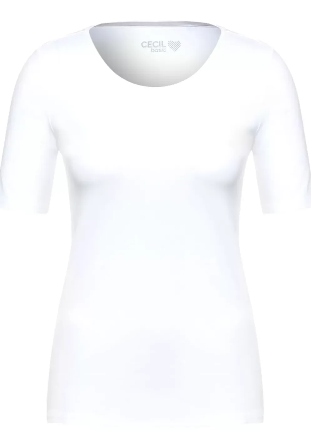 T-Shirt In Unifarbe