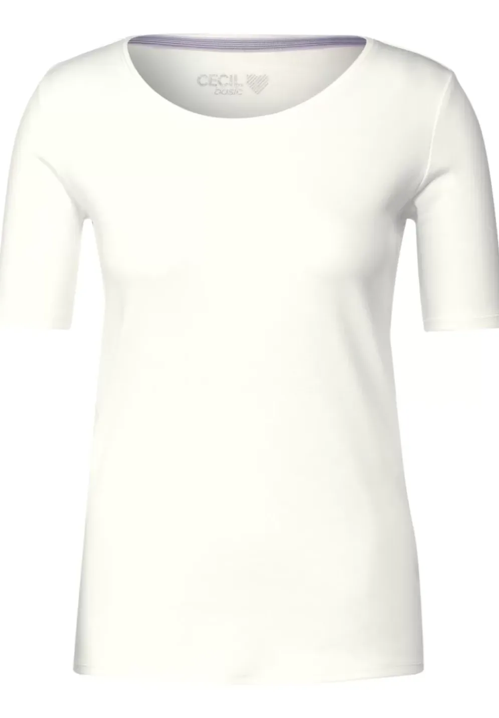 T-Shirt In Unifarbe