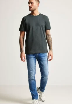 T-Shirt In Unifarbe