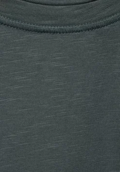 T-Shirt In Unifarbe