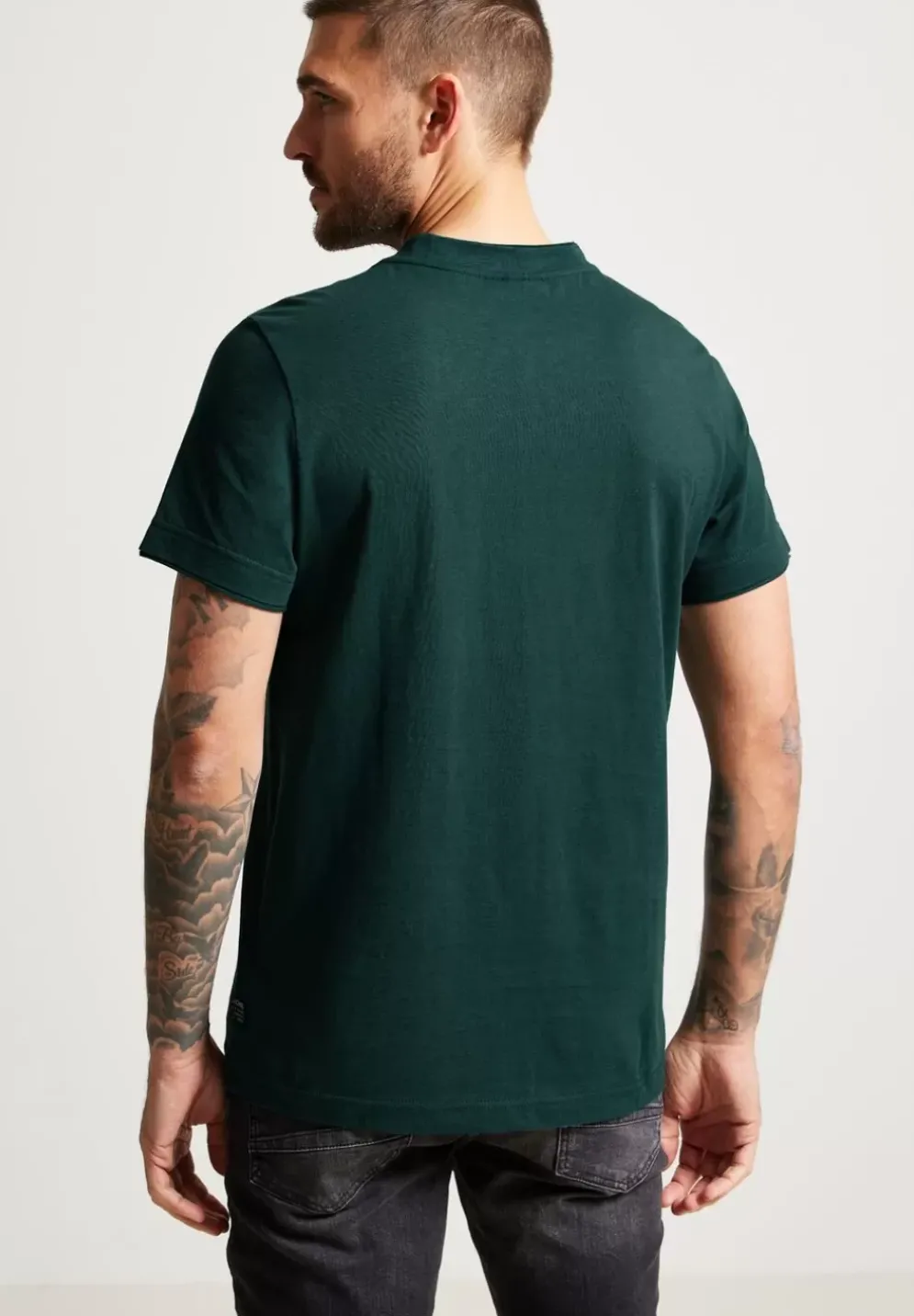 T-Shirt In Unifarbe