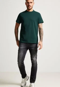 T-Shirt In Unifarbe