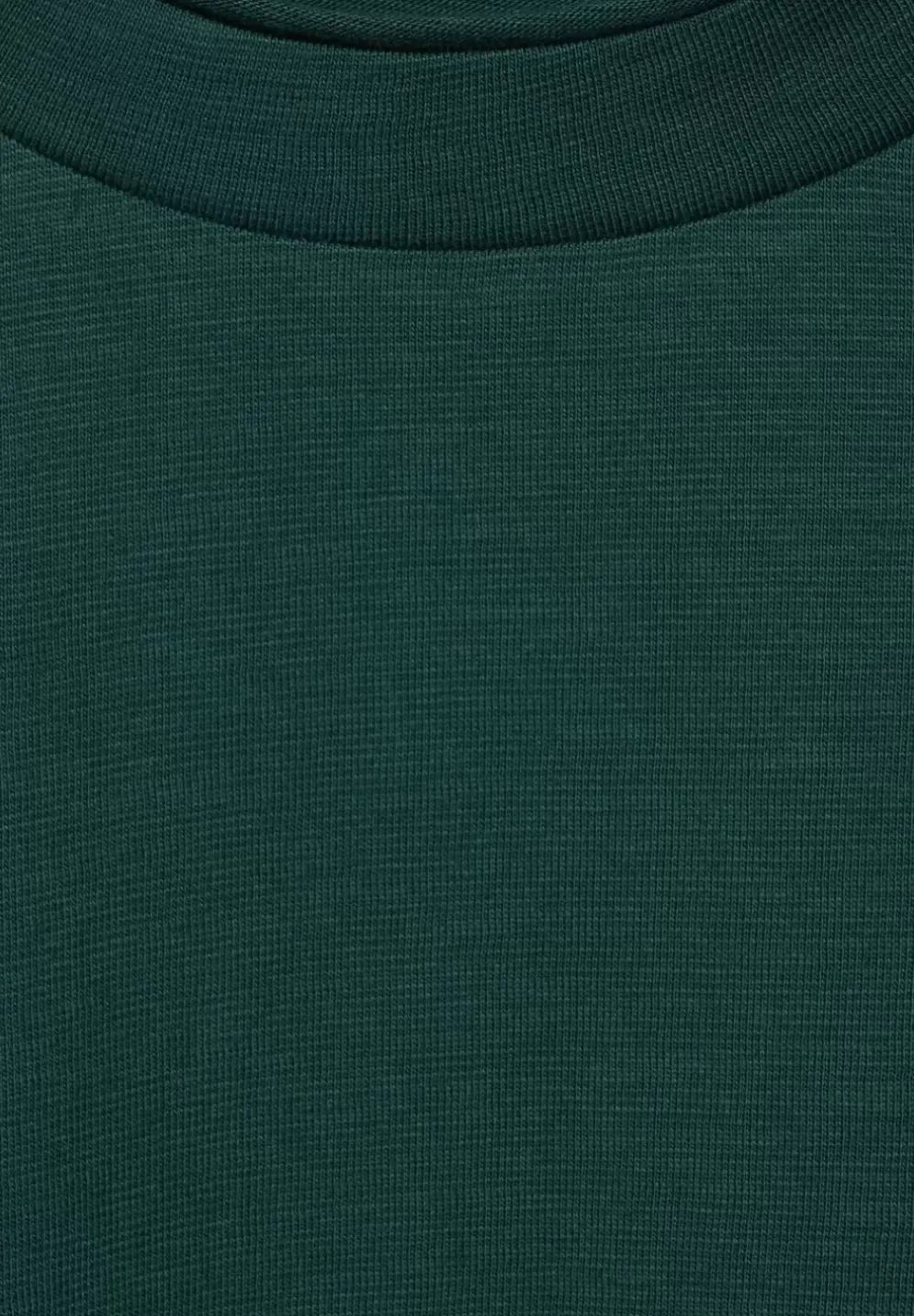 T-Shirt In Unifarbe