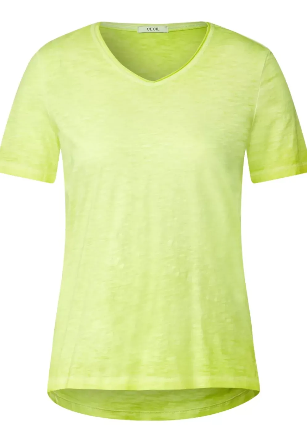 T-Shirt In Unifarbe