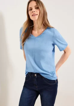 T-Shirt In Washed Optik