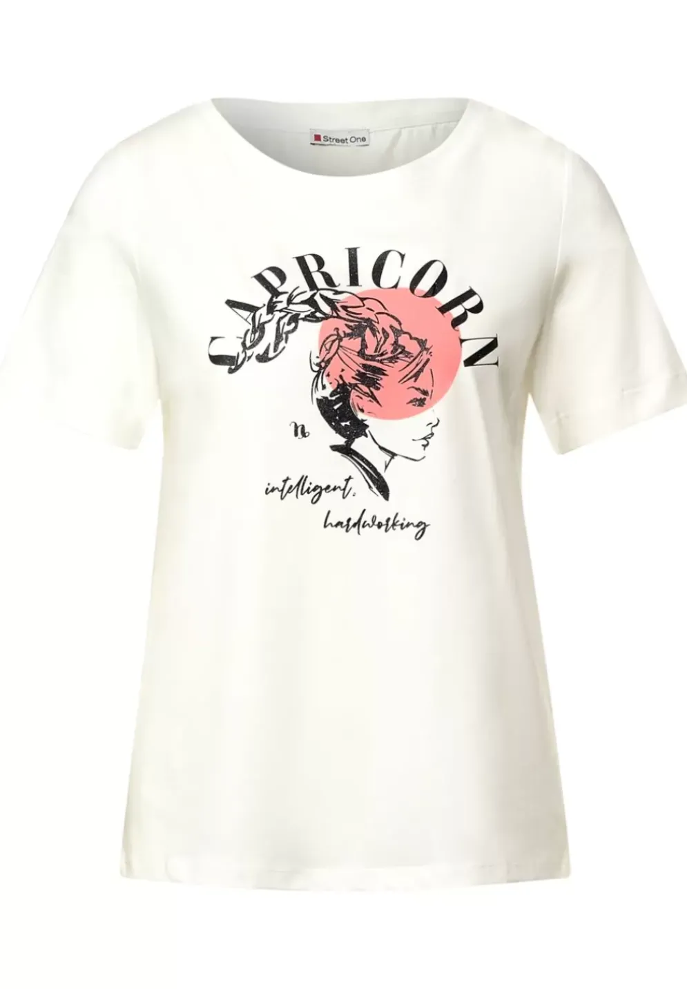 T-Shirt Mit Astro Print