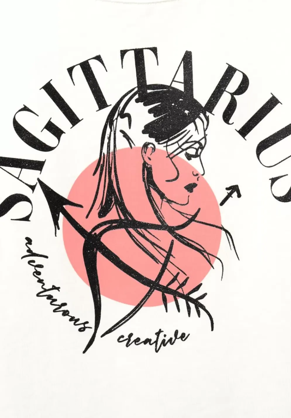 T-Shirt Mit Astro Print