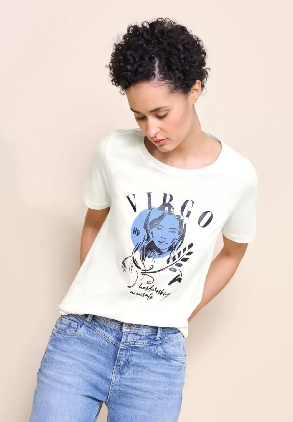 T-Shirt Mit Astro Print