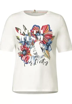 T-Shirt Mit Blumen Fotoprint
